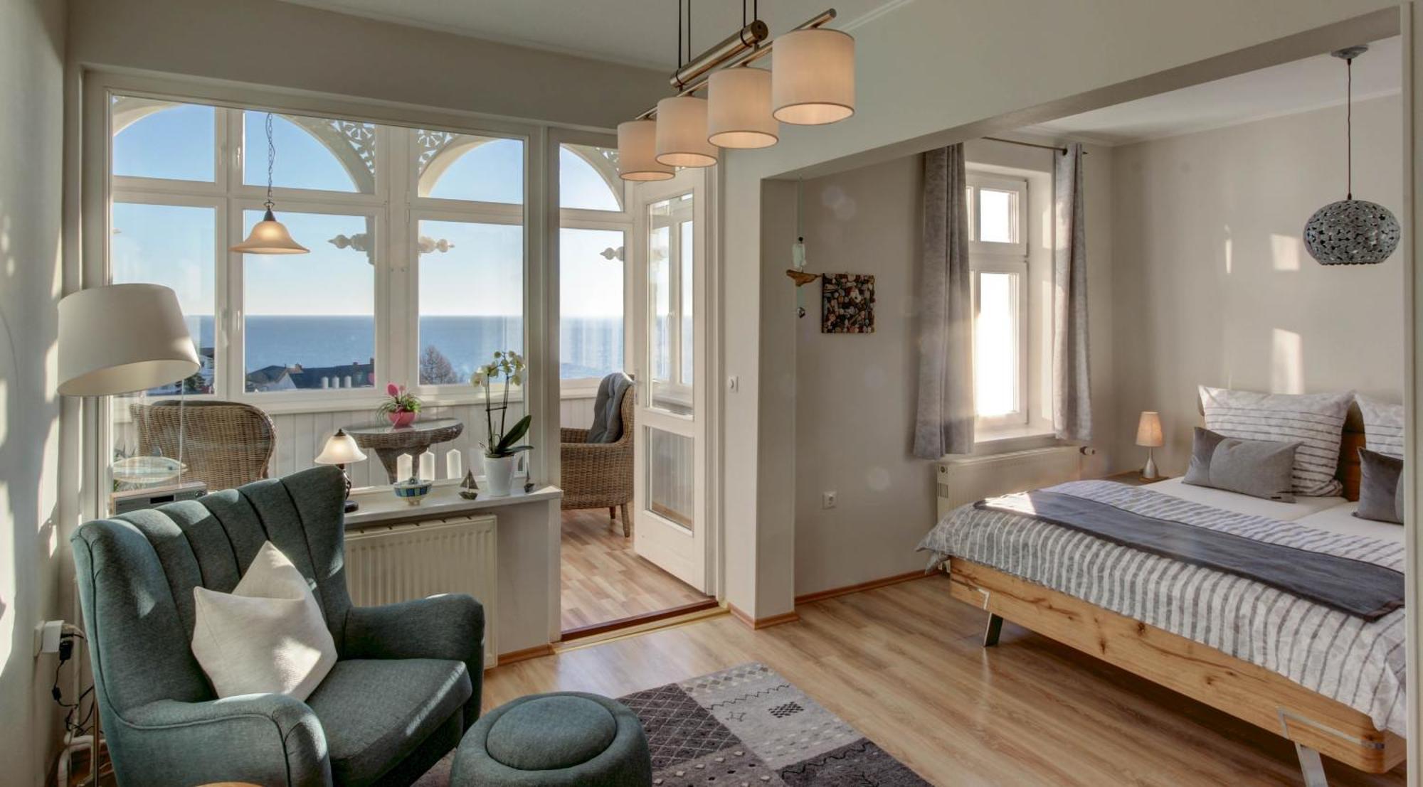 Villa Fernsicht - Wohnung Nr 1 - Mit Meerblick Засниц Экстерьер фото