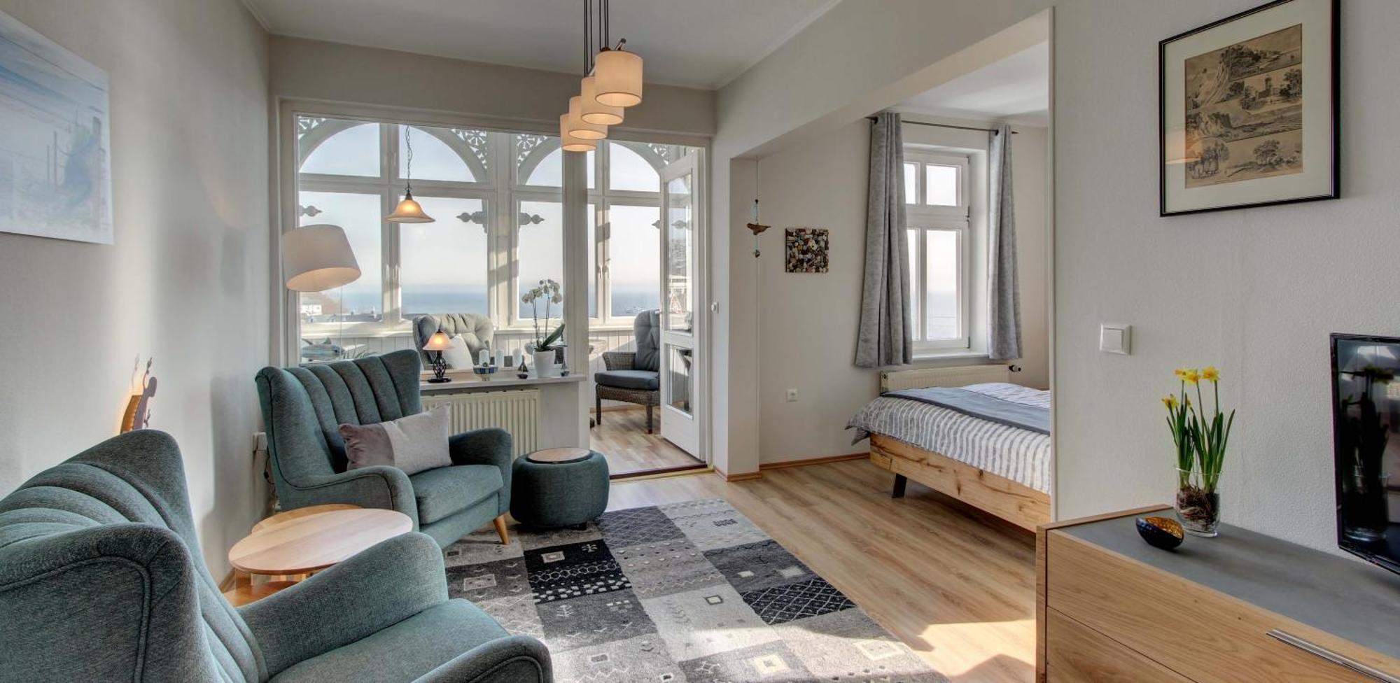 Villa Fernsicht - Wohnung Nr 1 - Mit Meerblick Засниц Экстерьер фото